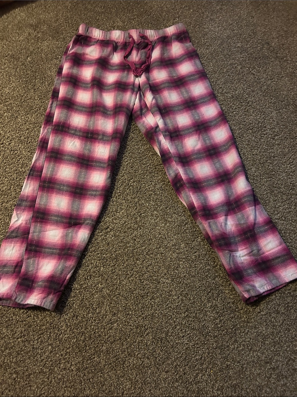 Xhilaration Purple Plaid Sleep Pants